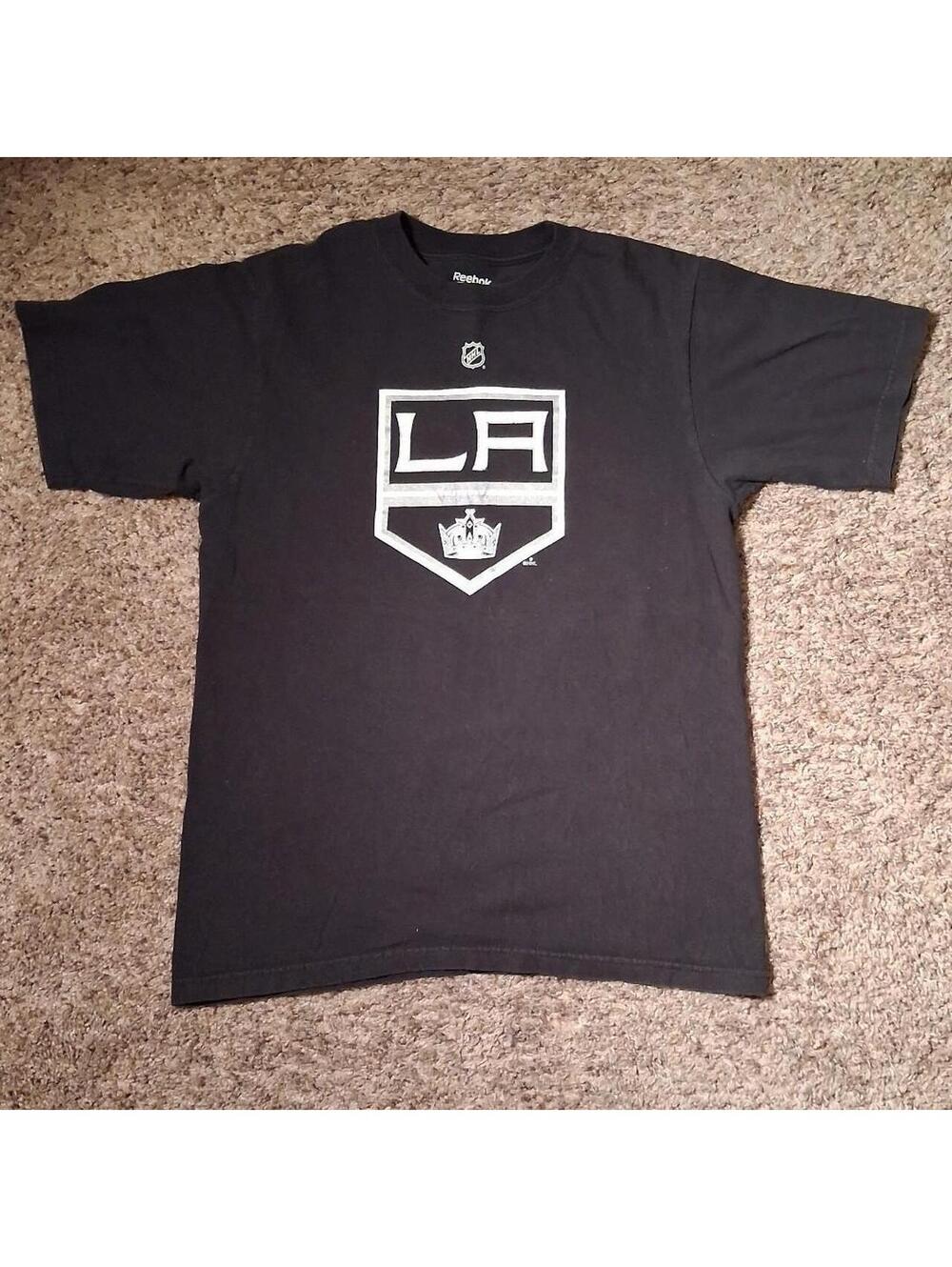 Reebok Men's Black and Grey Tshirt